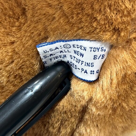 Vintage Eden Peter Rabbit Plush Bunny Frederick Warne 1990s Easter 10 Inch - Picture 8 of 10